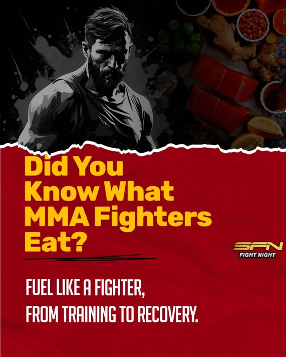 Educational post: what MMA fighters eat