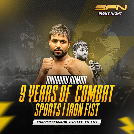 Fighter hype card: Anubhav Kumar, 9 years of combat sports