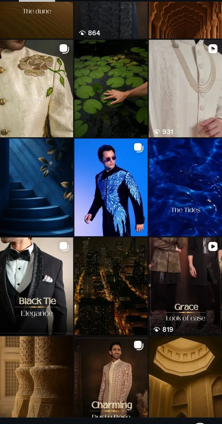 Mood and material posts: The Dune, The Tides, Black-Tie Elegance