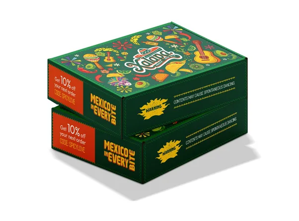 Delivery box packaging design
